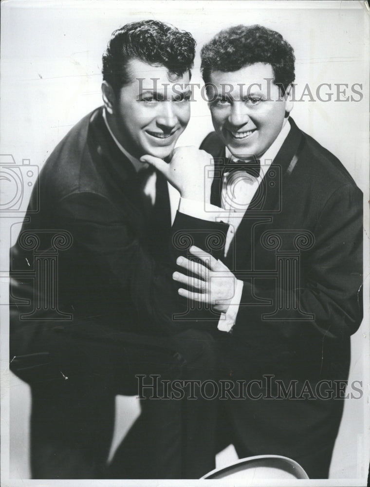 1960 Steve Rossi Marty Allen Comedians - Historic Images