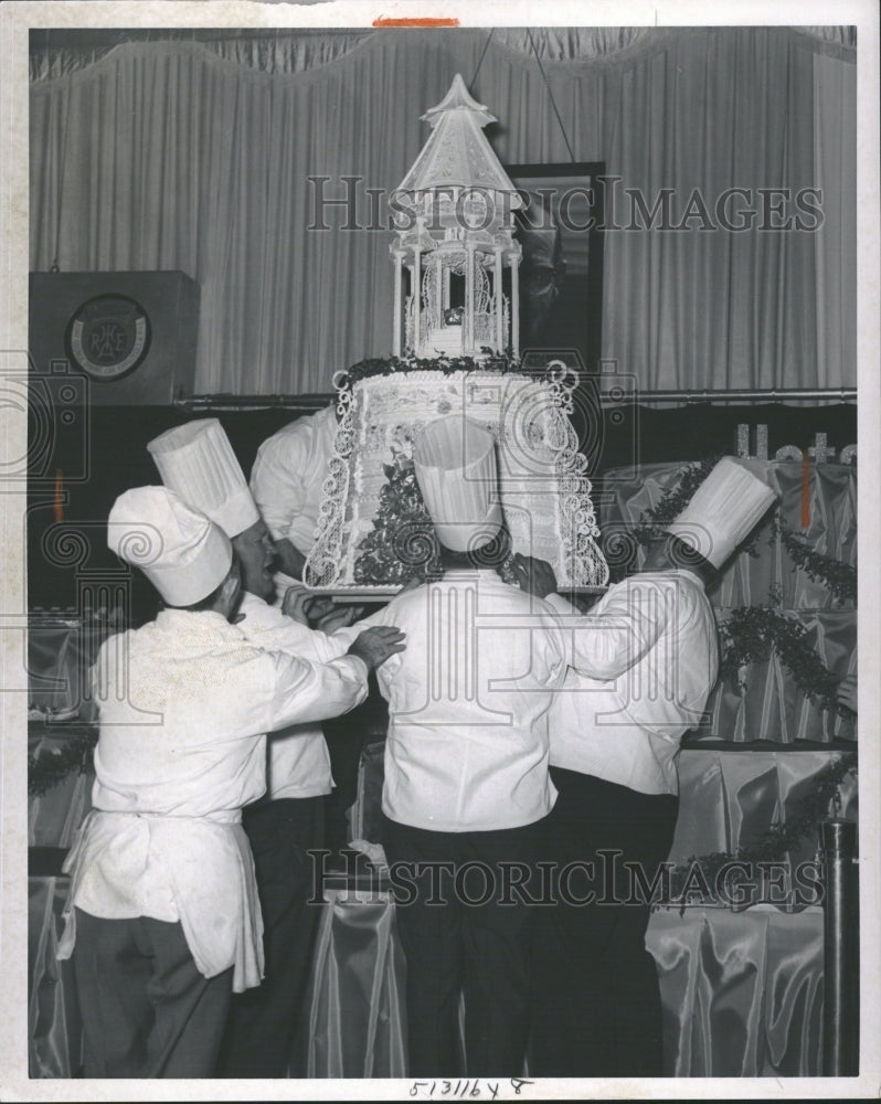 1961 Unio Shew Cobo Hall Cakes Restaurant - Historic Images