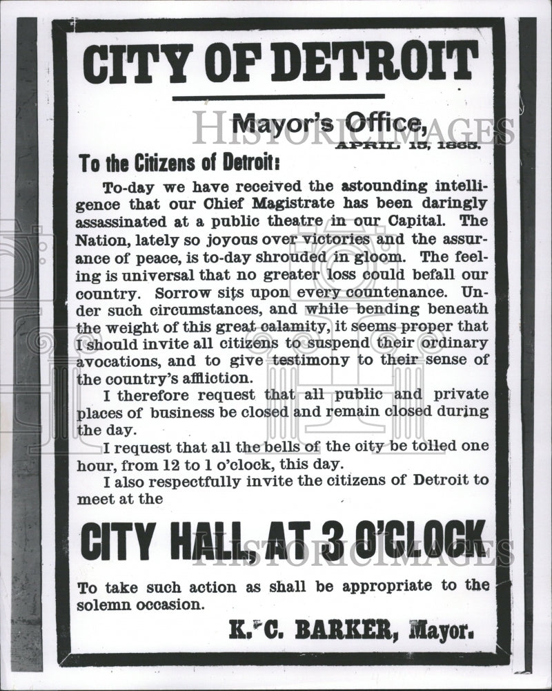 1961 City Of Detroit - Historic Images