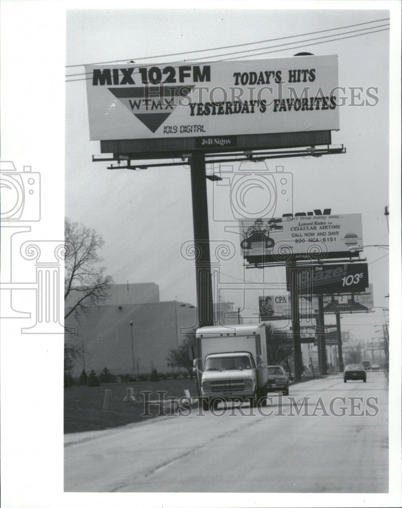 1992 Biggest Billboard Expression Ways Road - Historic Images