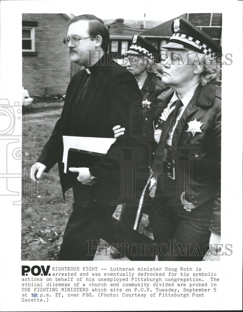 1990 The Fighting Ministers Doug Roth - Historic Images