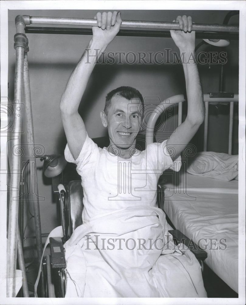 1956 Joseph Roth Patient Wheel Chair - Historic Images