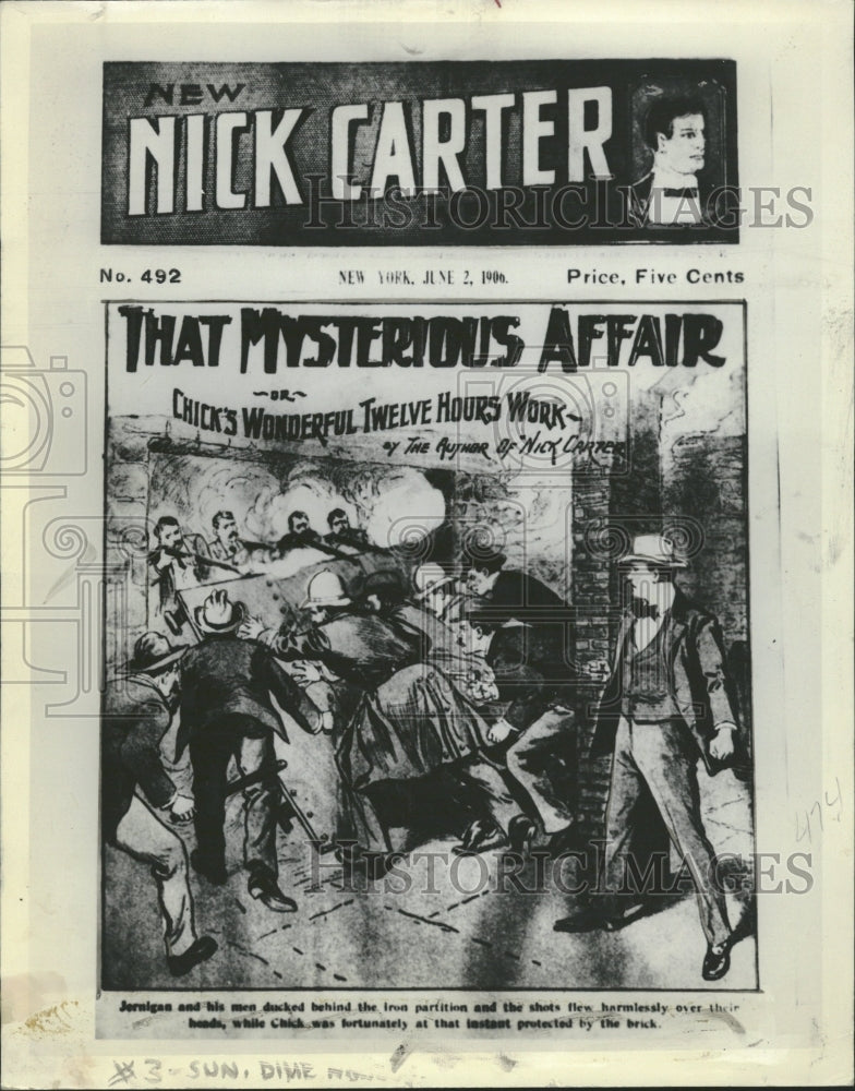 1908 New Nick Carter Magazine - Historic Images