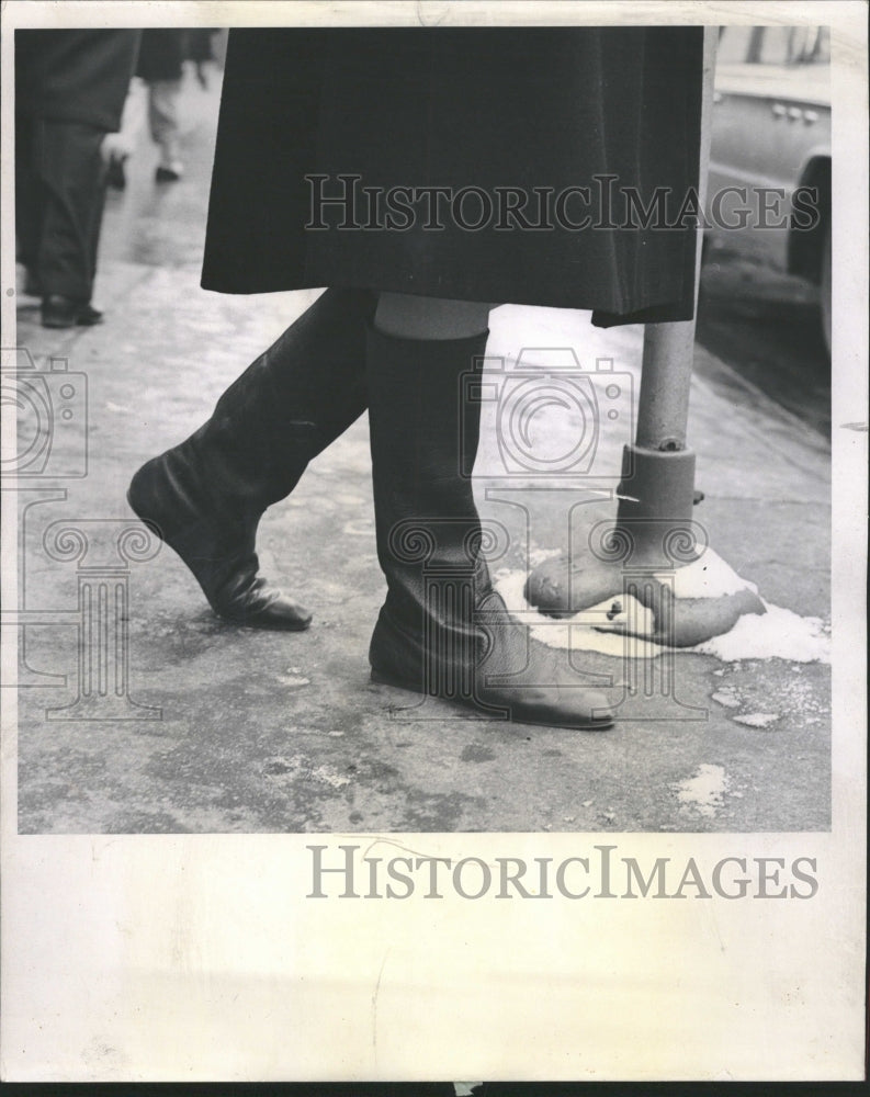 1962 Boot Women Footwear Covers Foot Ankle - Historic Images