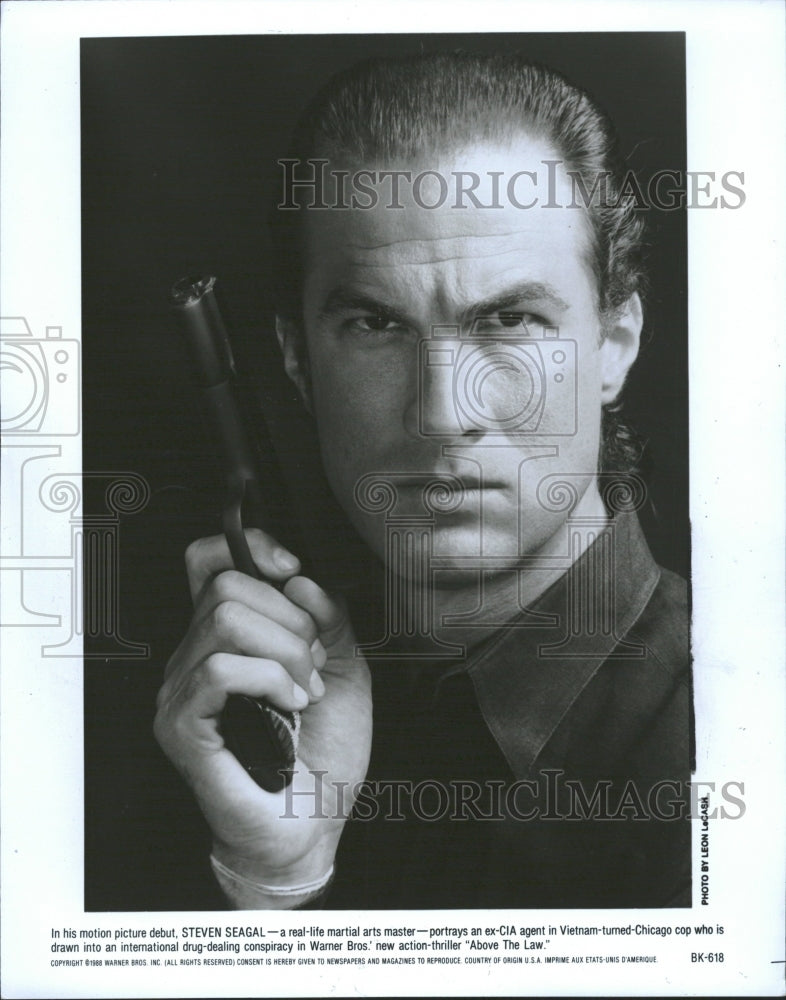 1988 Martial Arts Above Law Steven Seagal - Historic Images