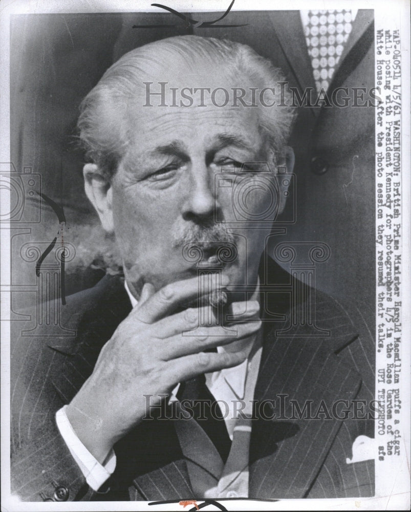 1961 Harold McMillan British Prime Minister - Historic Images