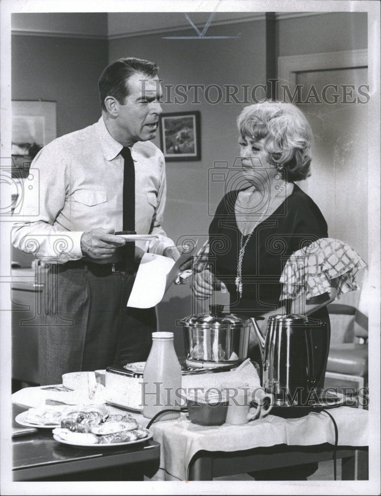 1966 Fred MacMurray Blondele American actor - Historic Images