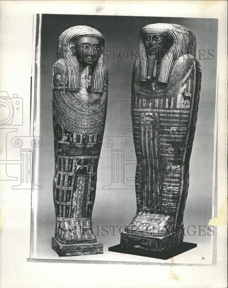 1971 Exhibit of Mummies - Historic Images