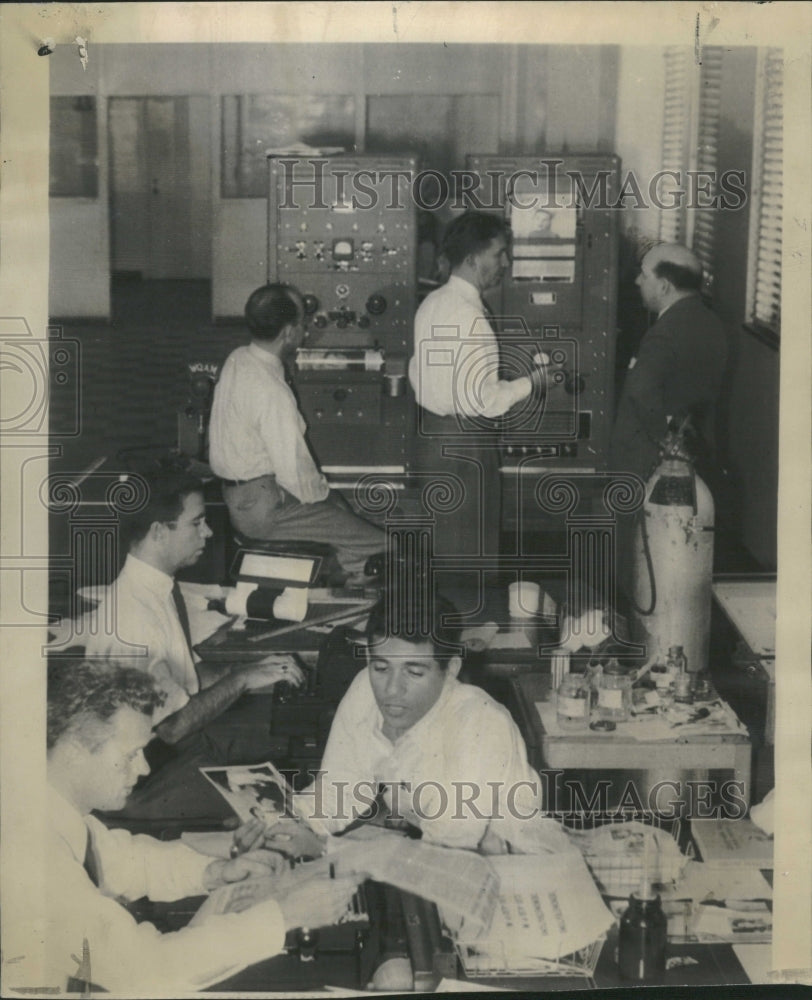 1947 Transmitter and Monitor Machine Set Up - Historic Images