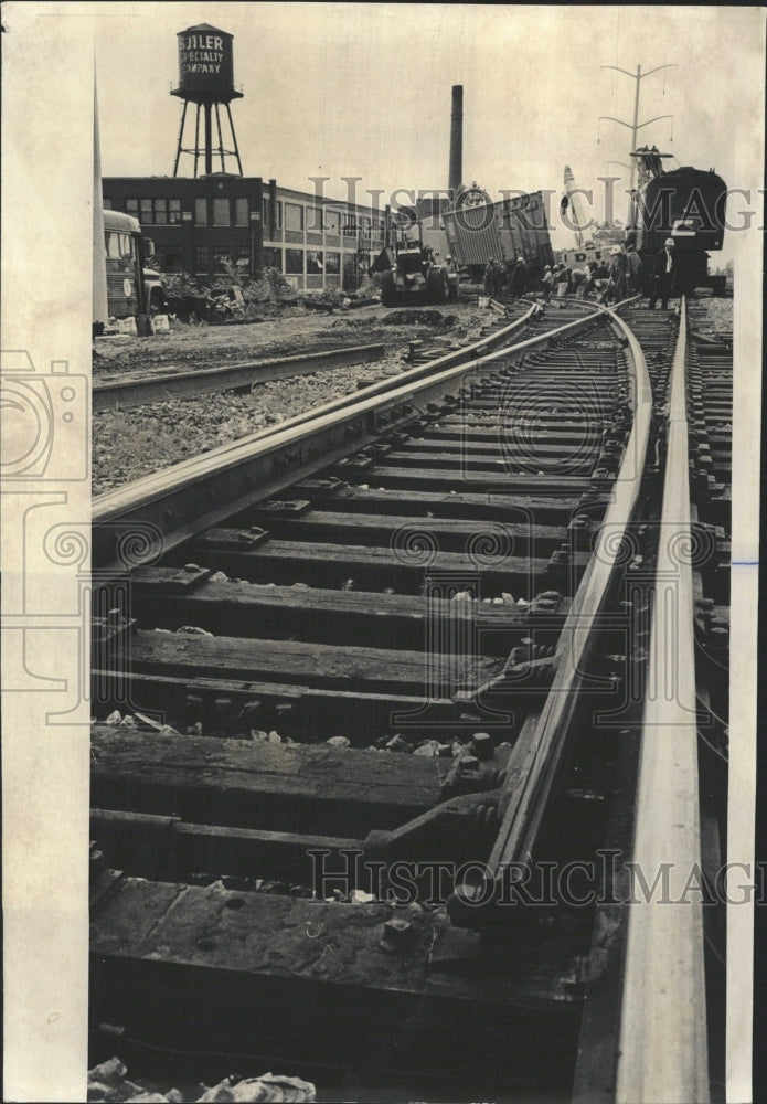 1972 Vandals Cause Train Derailment - Historic Images