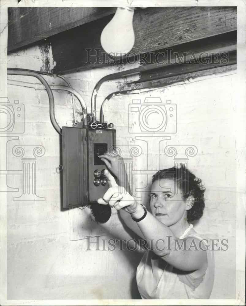 1954 Charles Peck Wabash Electricity - Historic Images