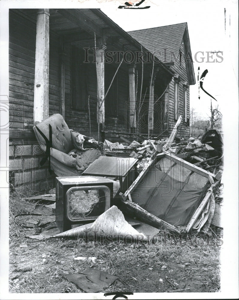 1972 Dilapidated House Elmwood Park Detroit - Historic Images