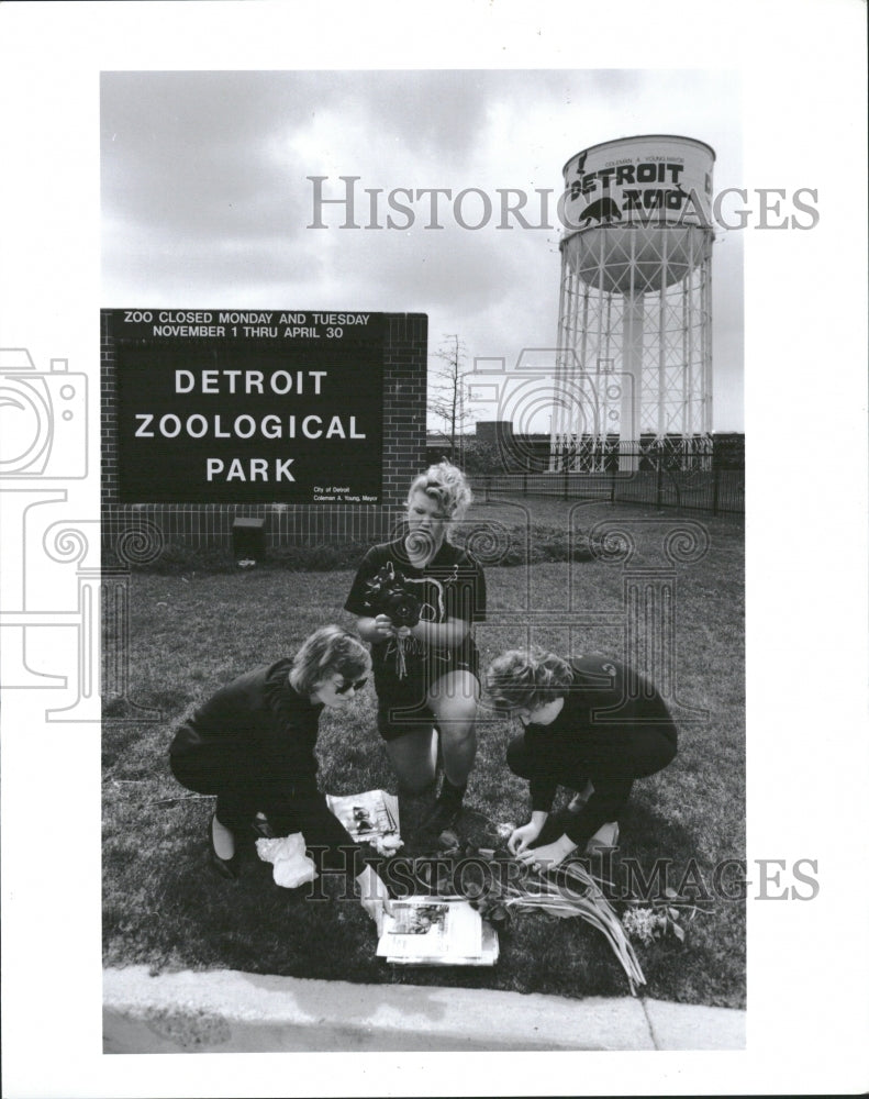 1990 Detroit Zoological Park Animal Memory - Historic Images