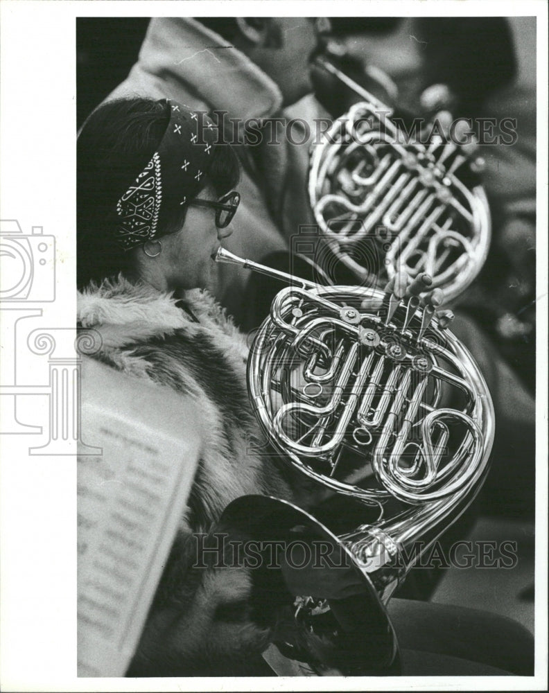 1981 French Horn Detroit News - Historic Images