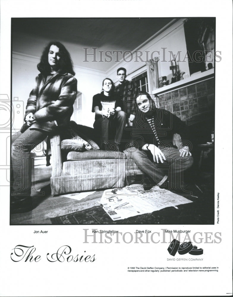 1993 American Power Pop Band The Posies - Historic Images