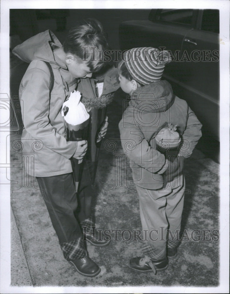 1955 Germany First day of School in April - Historic Images