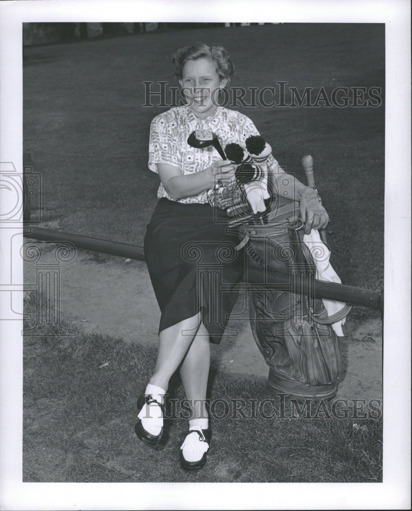 1951 Shirley Spork Golf Professional - Historic Images