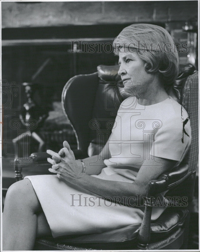 1969 Florence Knudsen Wife Pres. Ford Motor - Historic Images