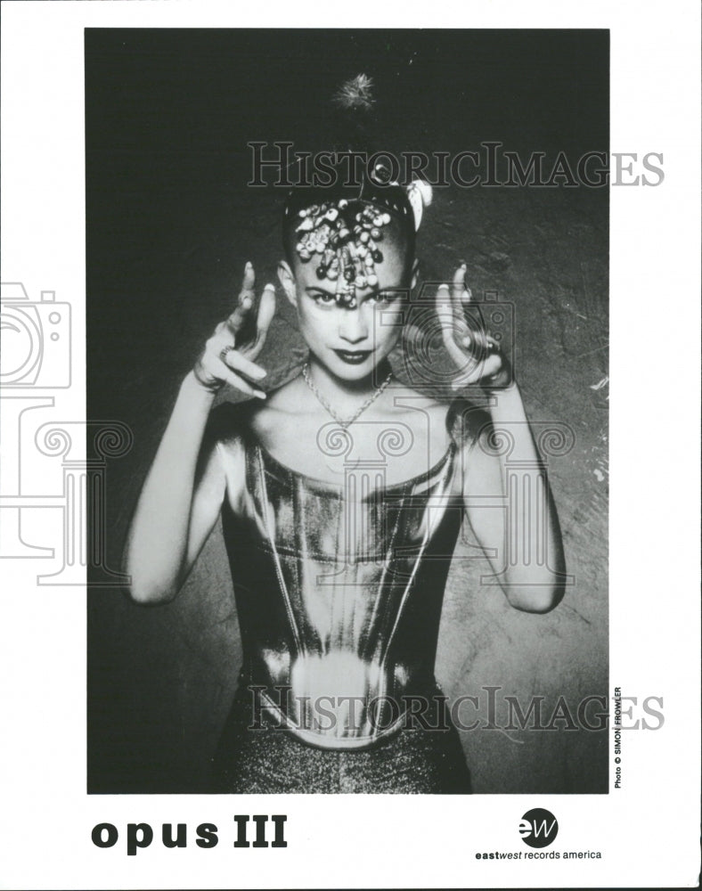 1992 Opus III techno house musicians Kirsty - Historic Images