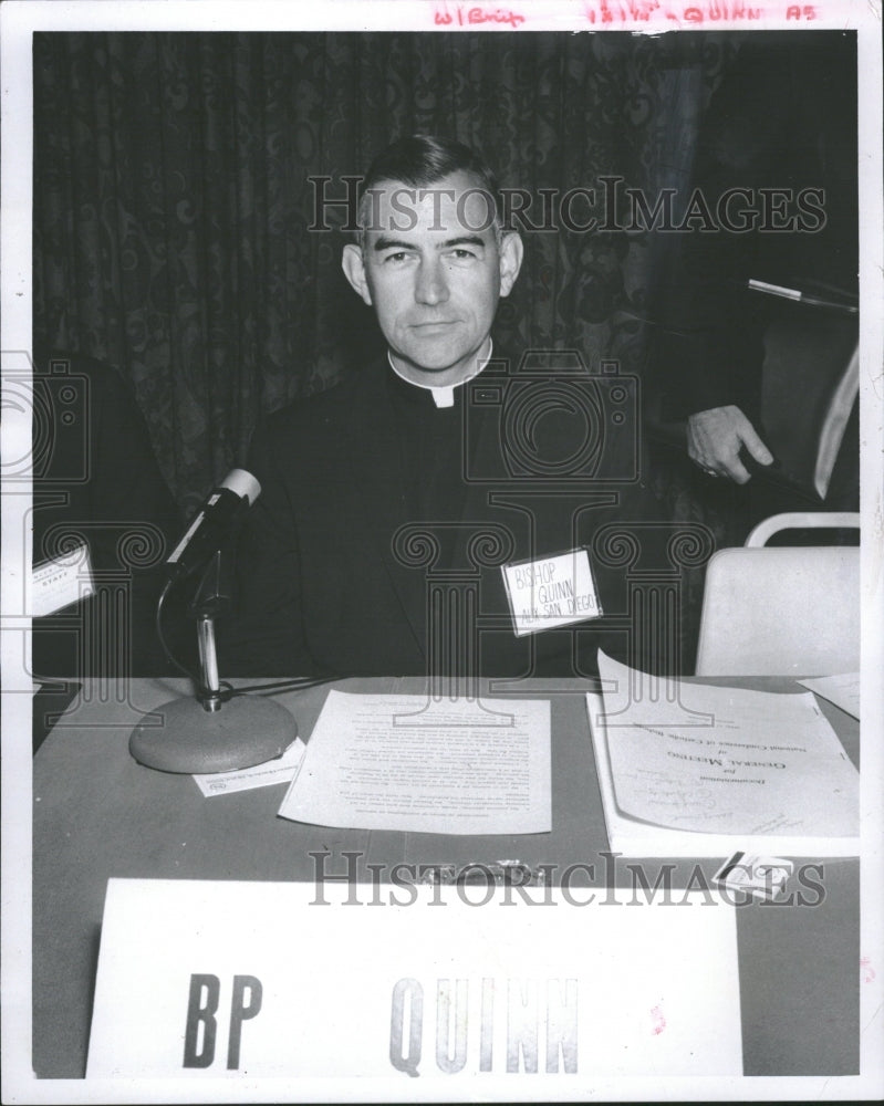 1971 Bishop John Quinn Sheraton - Historic Images