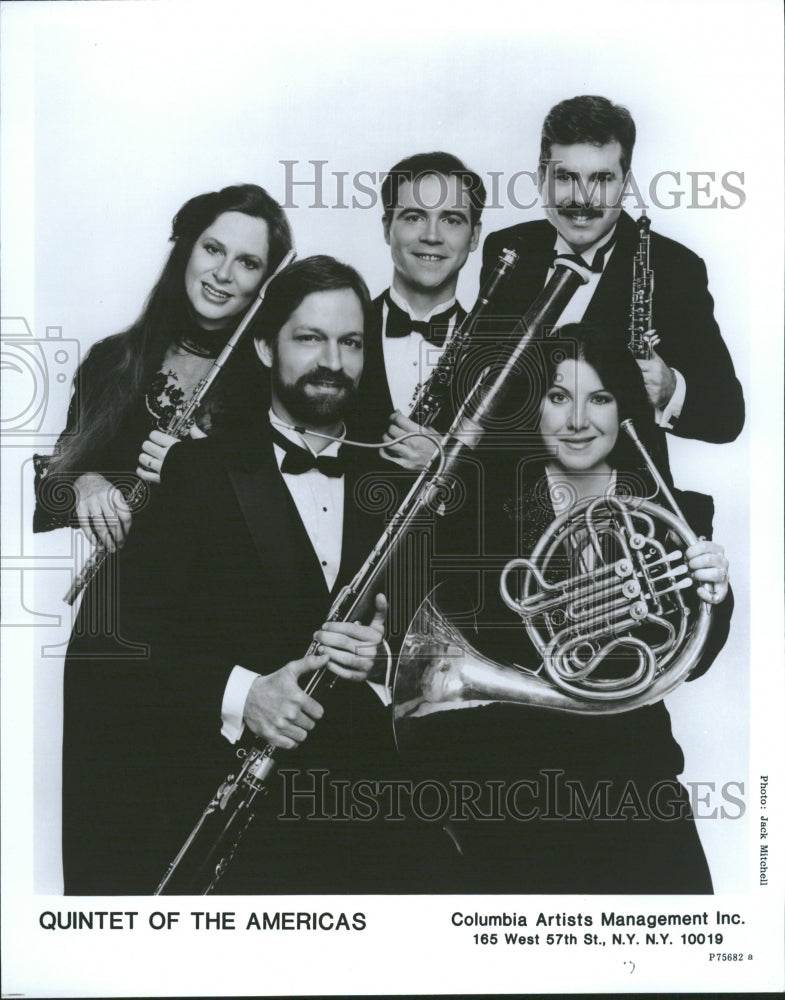 1989 Quintet America Album Music Columbia - Historic Images