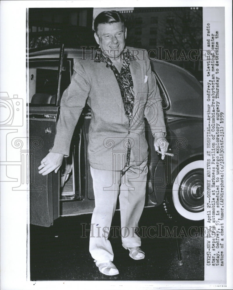 1959 Godfrey Arrives hospital Presbyterian - Historic Images