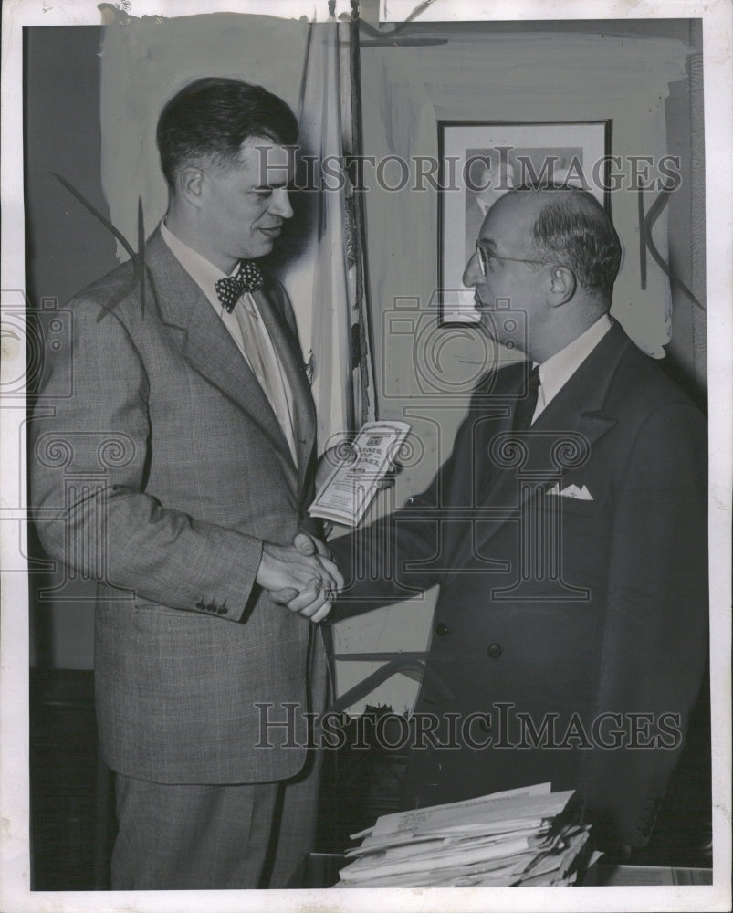 1951 Gerhard Williams Governor Max Osnos - Historic Images