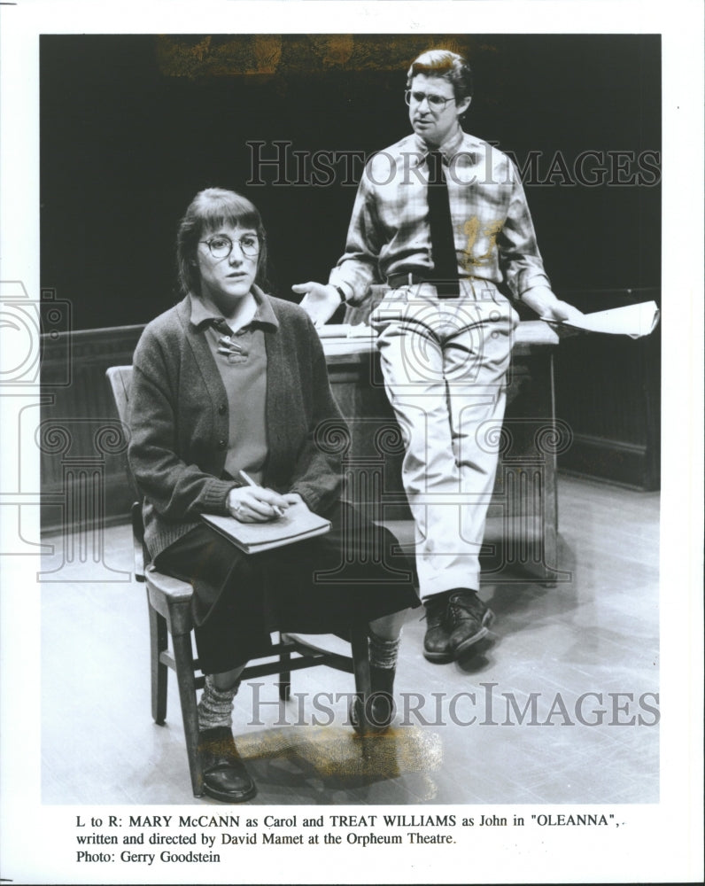 Stage Actors Mary McCann Treat Williams - Historic Images