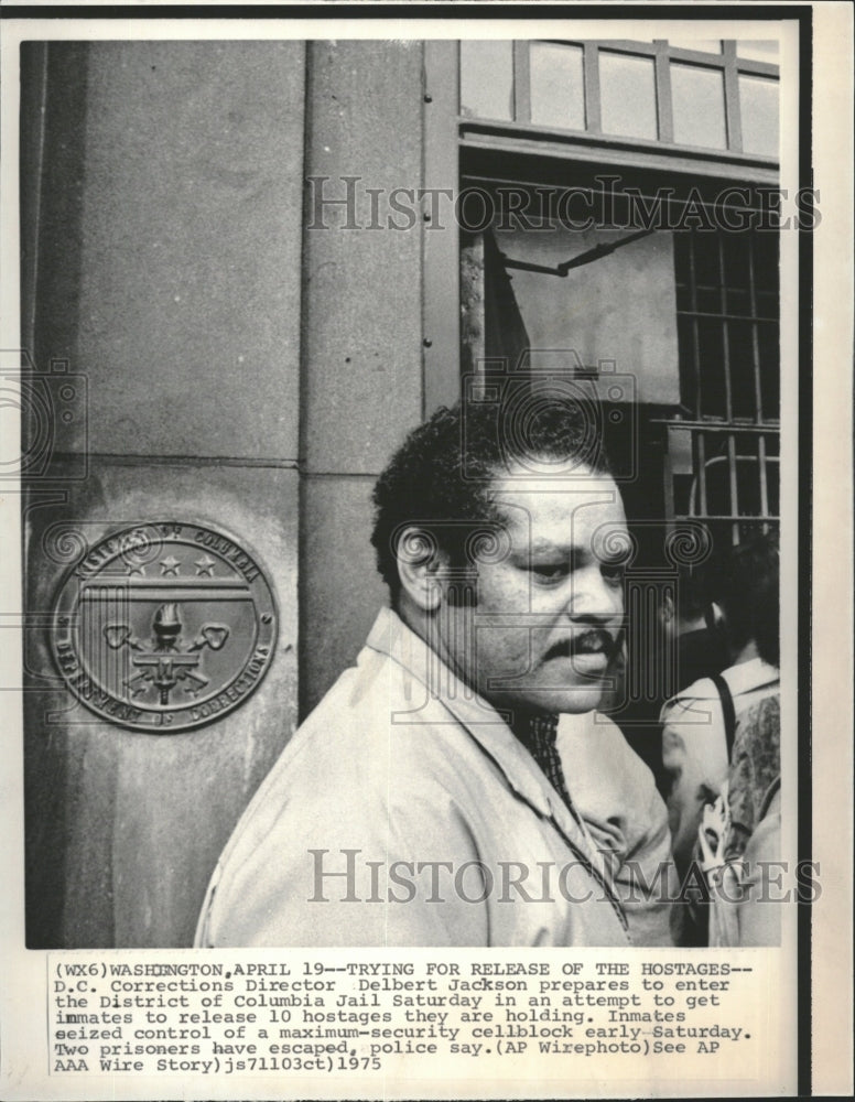 1975 Delbert Jackson D.C. Correction Direco - Historic Images