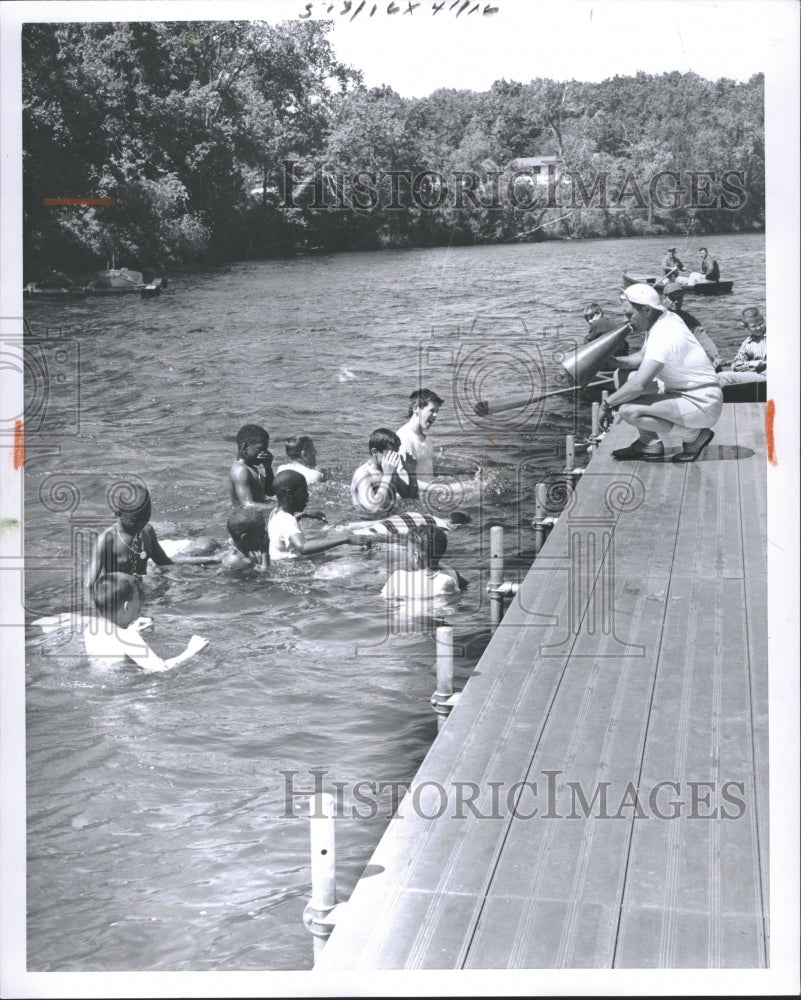 1961 Detroit Schools Marc Graber swimming - Historic Images