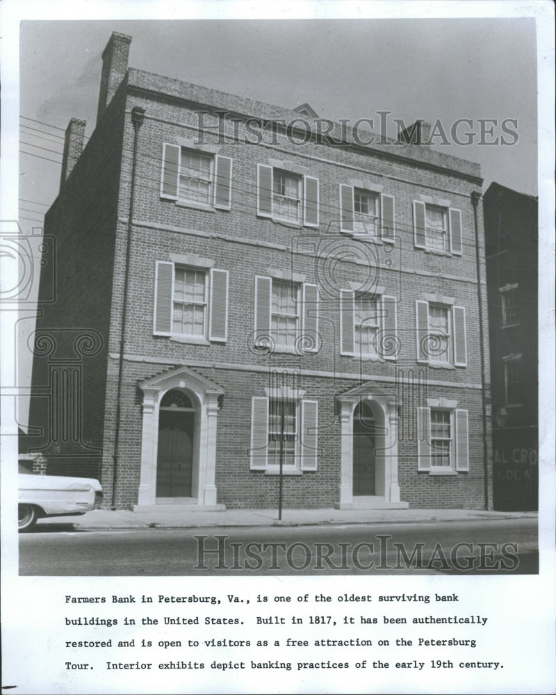 1975 Farmers Bank Peters Burg Building US - Historic Images
