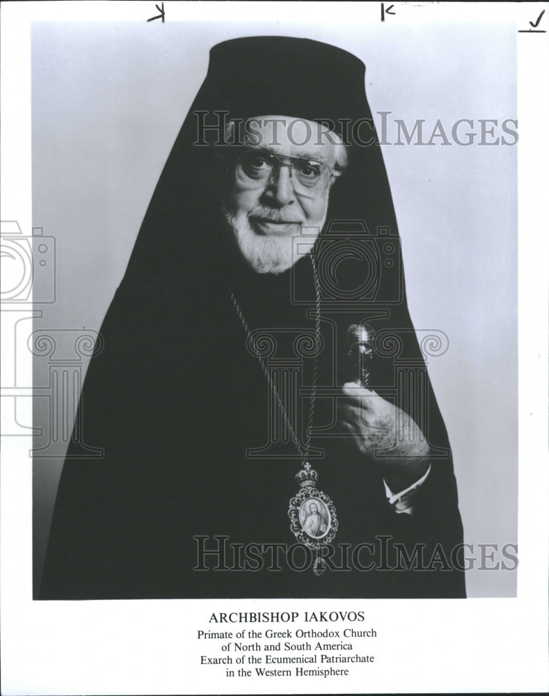 1990 Archibishop Primate Greek Church South - Historic Images