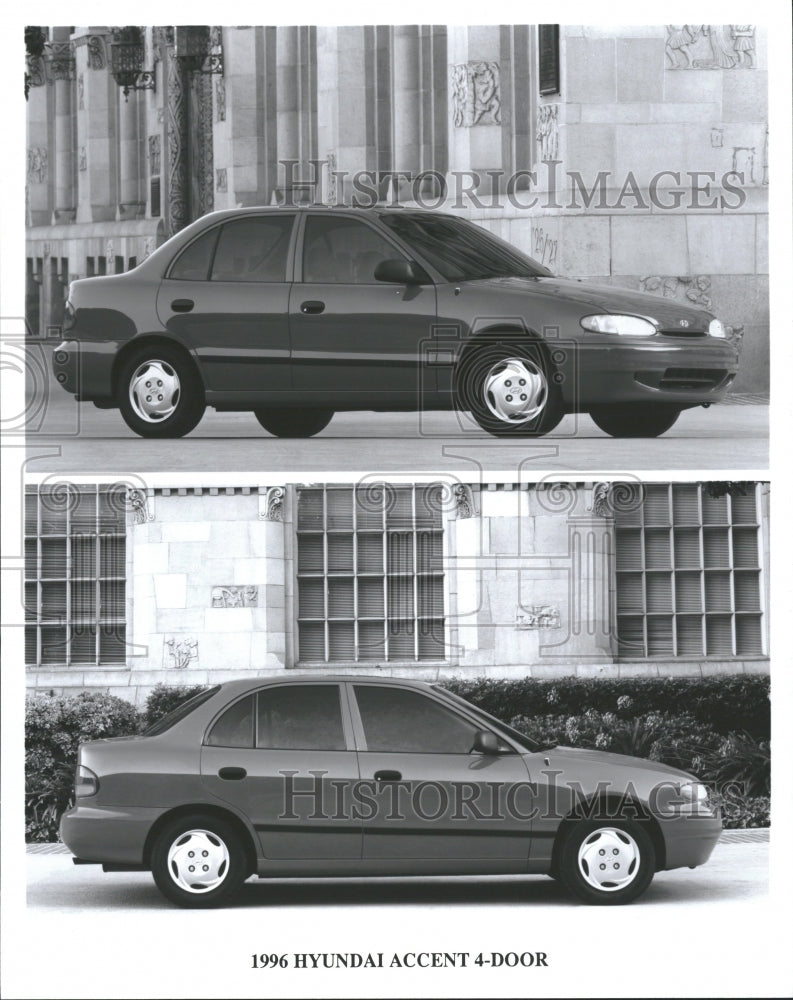 1990 Hyundai Accent 4 Door Model Car Wheel - Historic Images