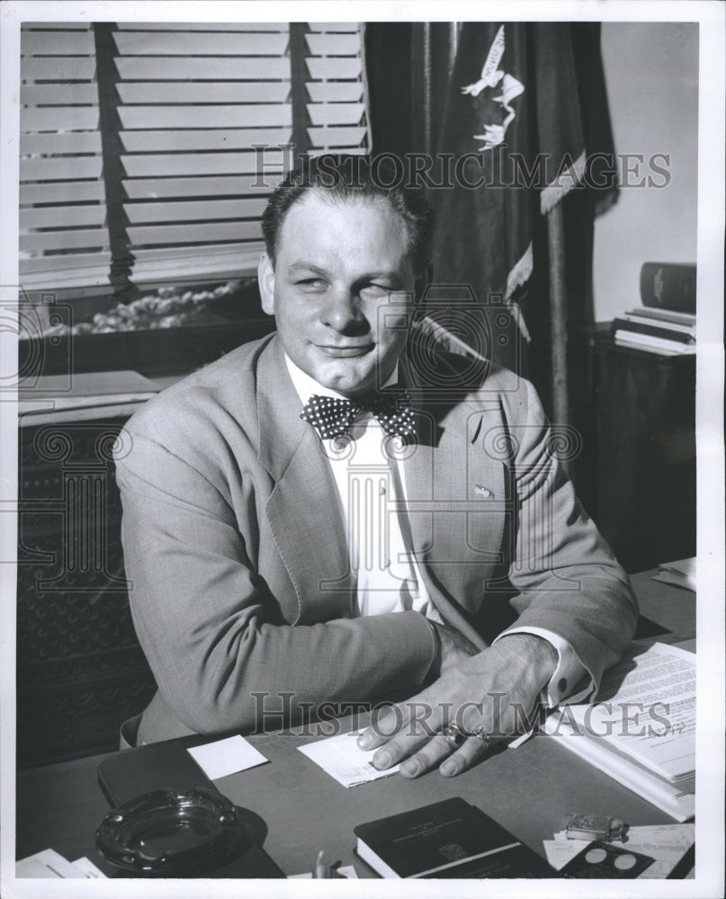 1956 Frank S Szymanski New Auditor General - Historic Images