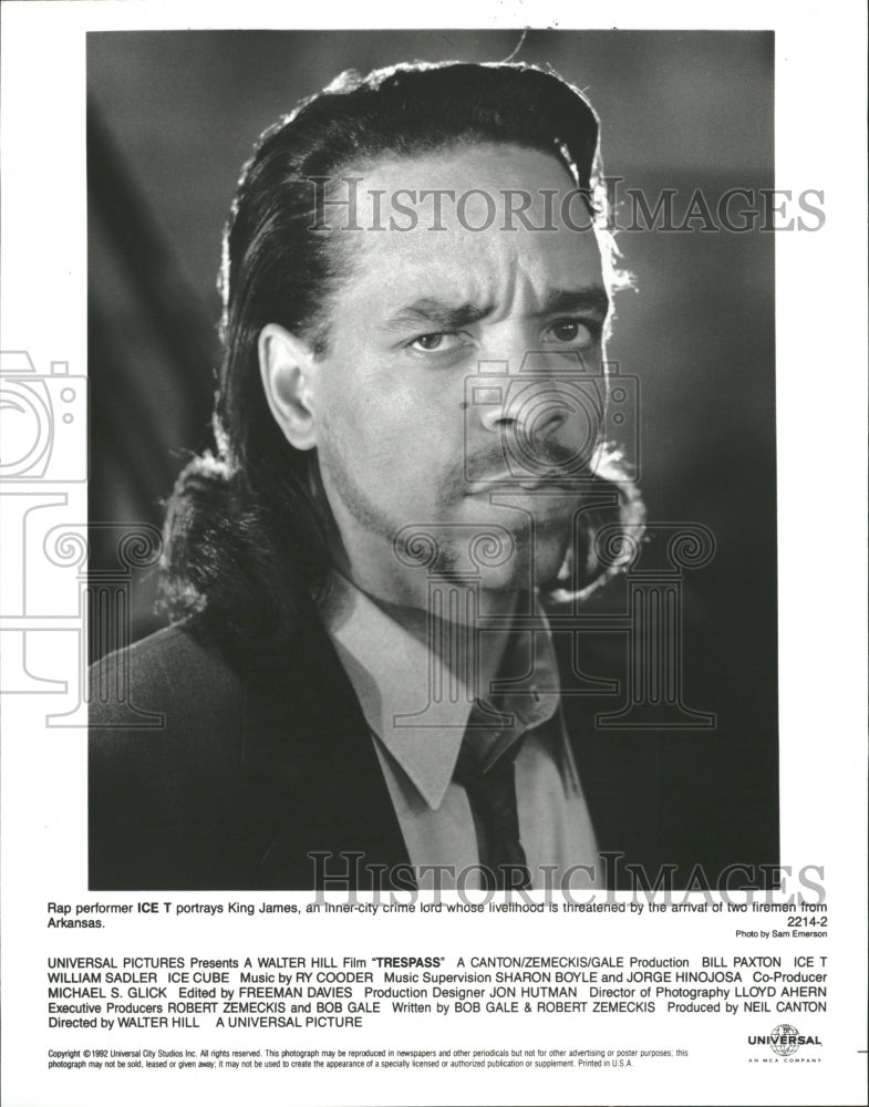 1995 Ice T king James Inner-city Arkansas - Historic Images