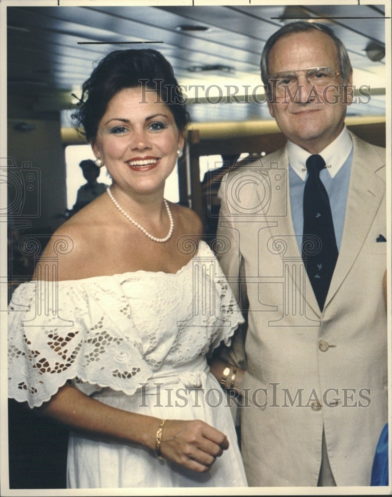 1985 Anthony Lee Iacocca Businessman Ford - Historic Images