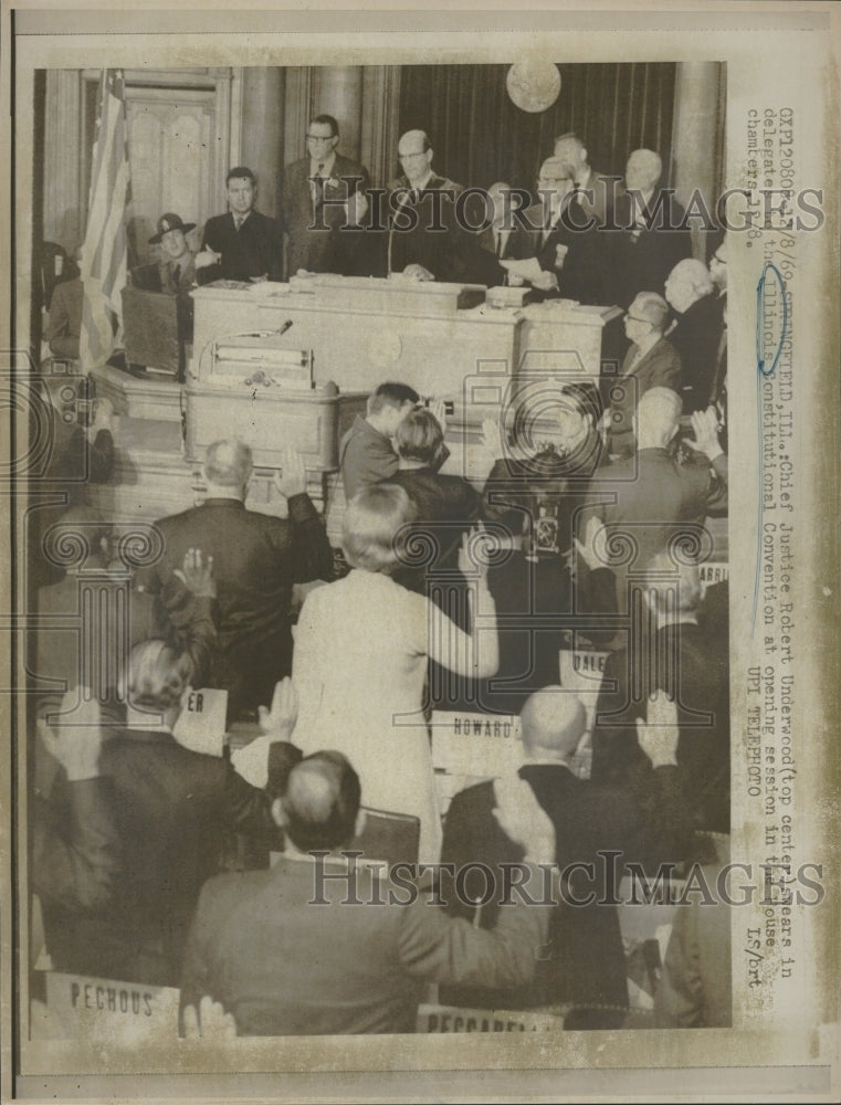 1969 Robert Underwood Illinois Convention - Historic Images