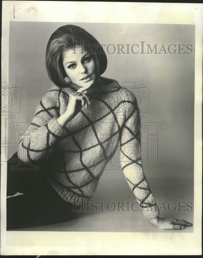 1968  Fluffy Hand-Knit - Historic Images