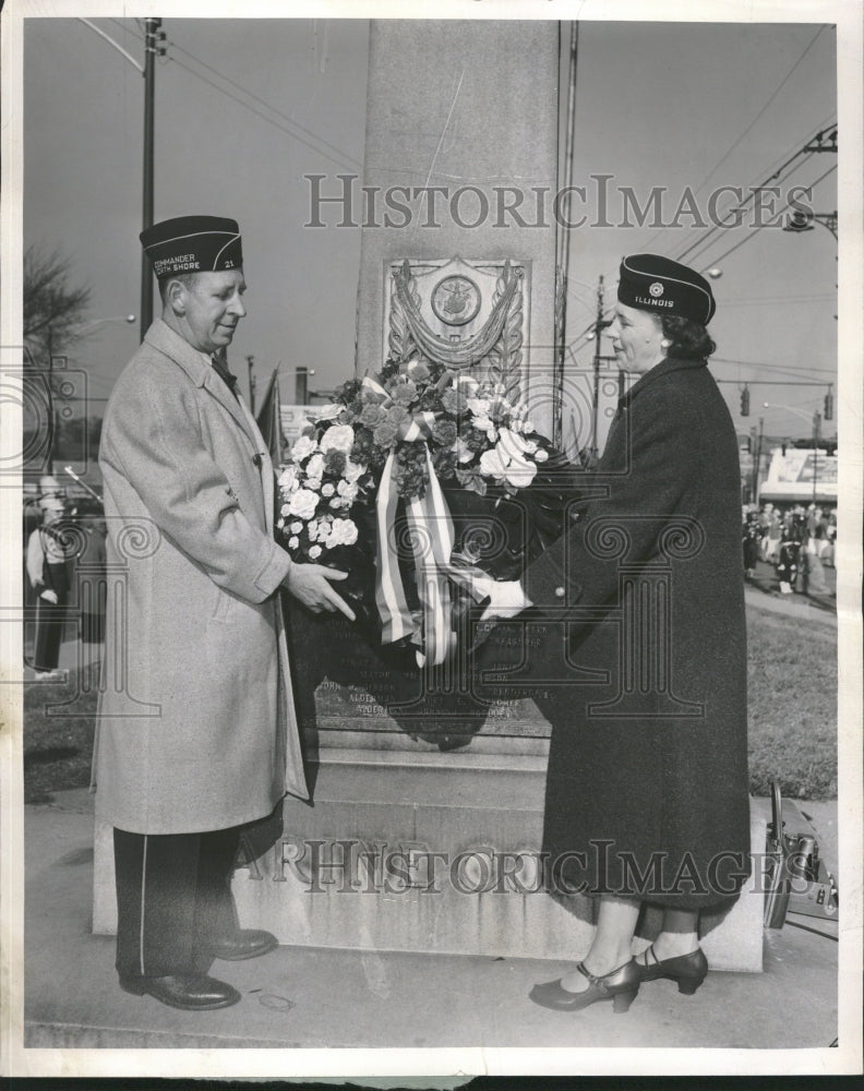 1957 Carol Lindgren Auxiliary President - Historic Images