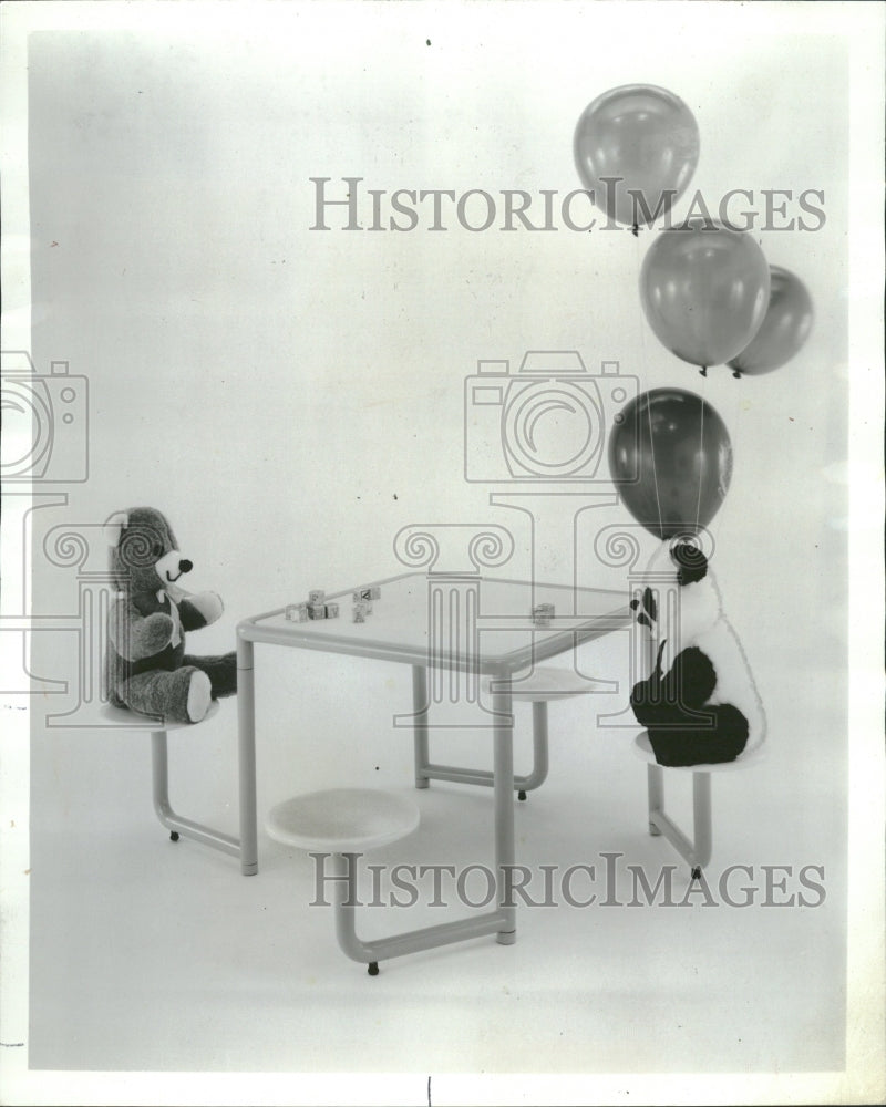 1973 Play Room Tables Game Table - Historic Images