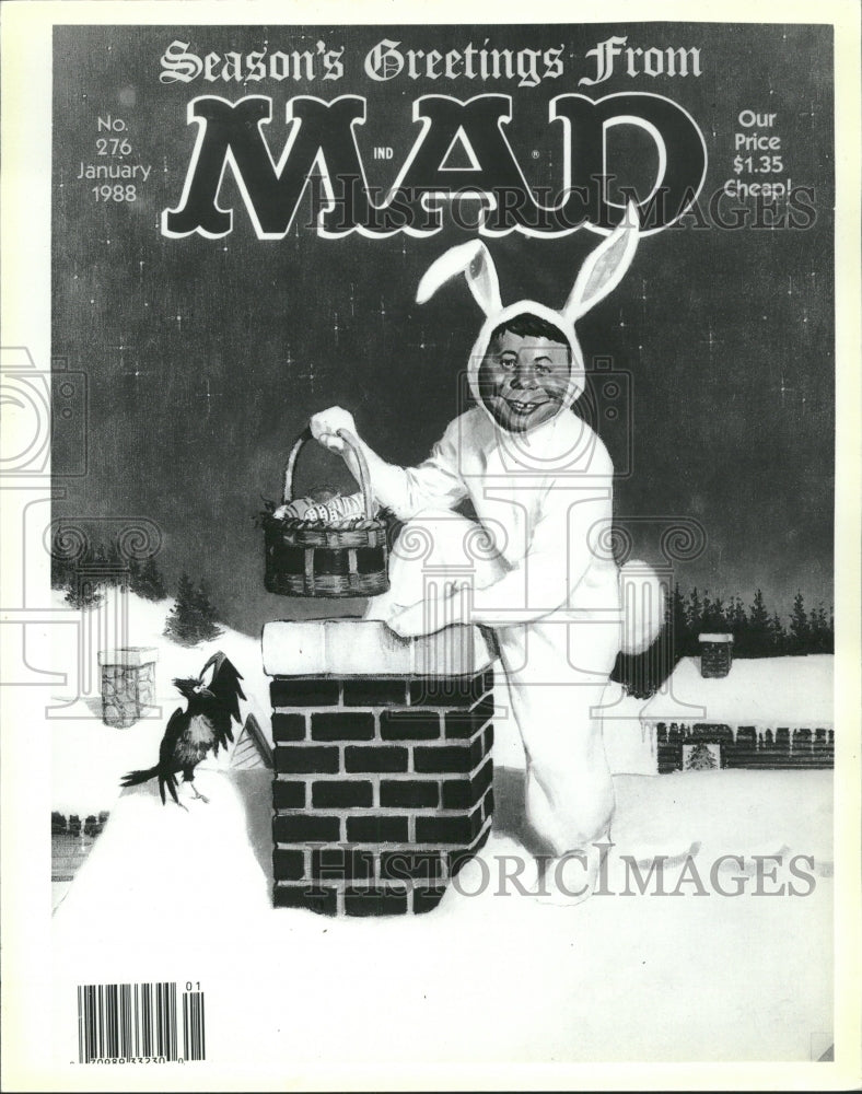 Mad Magazine Holiday Cover East Christmas - Historic Images