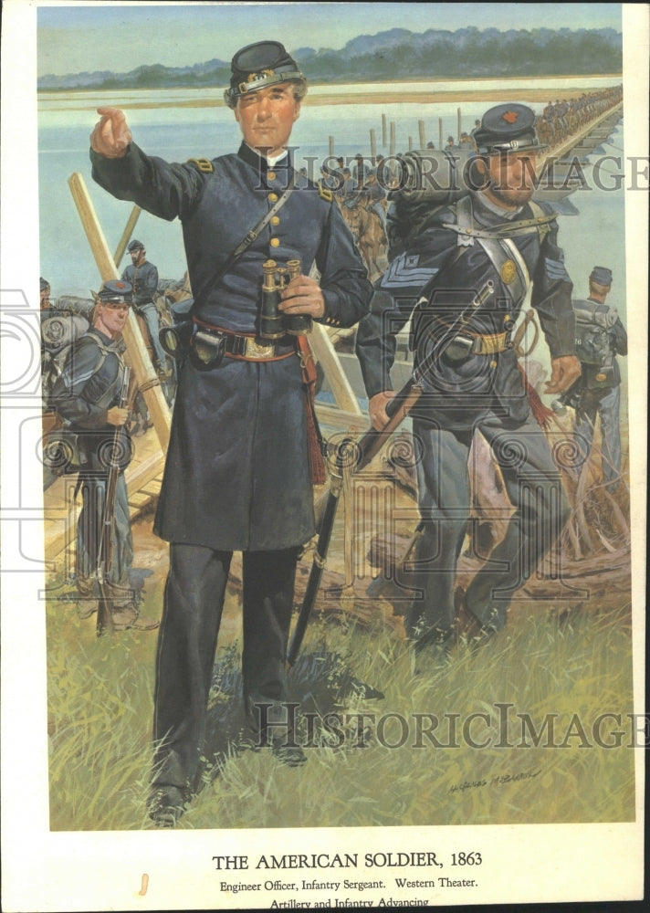 1966 The American Soldier 1863 Painting - Historic Images