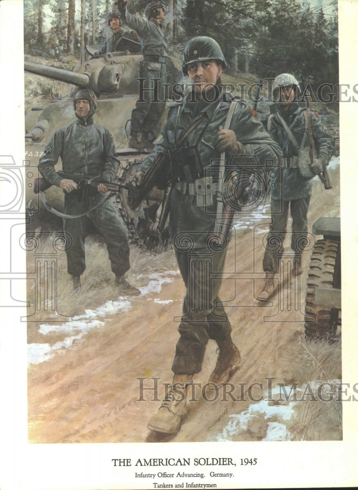 1966 American Soldier Officer Germany - Historic Images