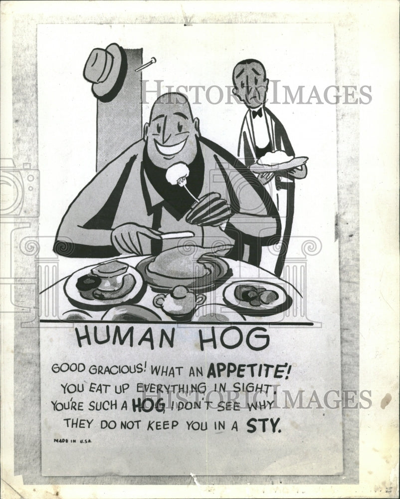 1942 &quot;What is a Human Hog&quot; - Historic Images