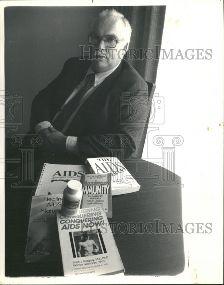 1987 Dr Renner Debunk AIDS Quacks - Historic Images