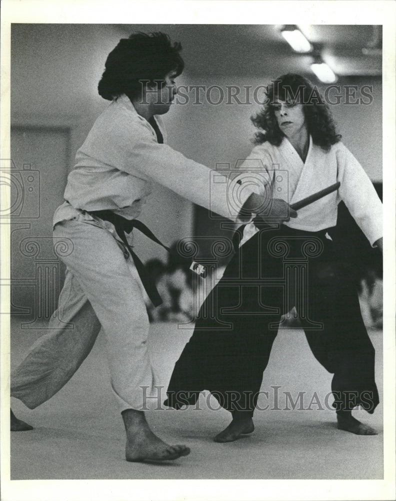 1982 Aikido  Fighting - Historic Images