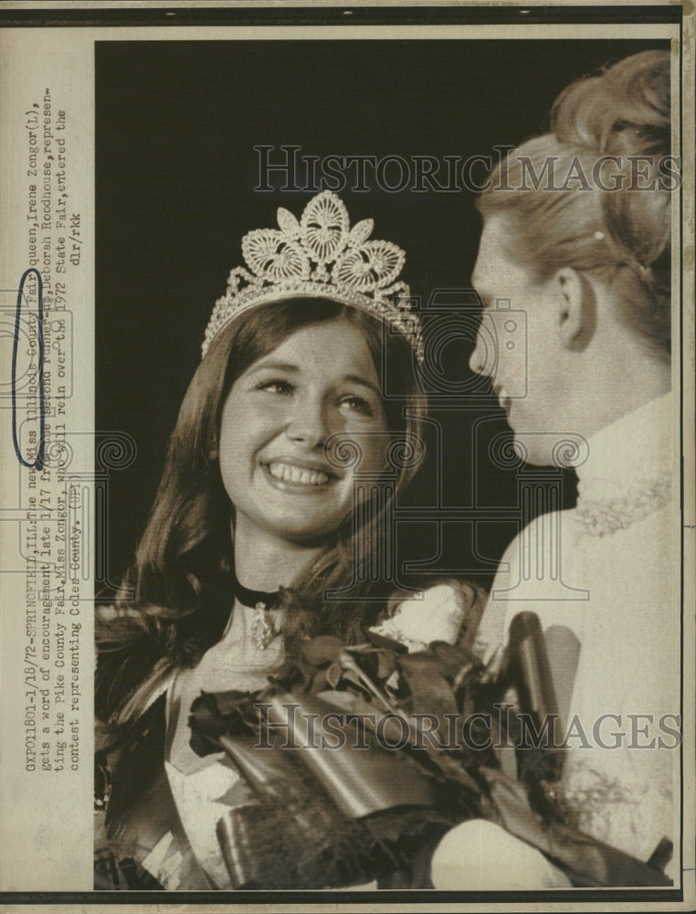 1972 Miss Illinois State Fair Irene Zongor - Historic Images