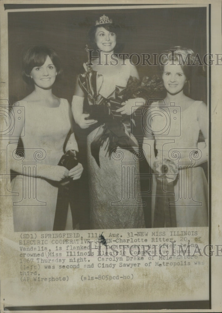 1967 Charlotte Ritter Miss Illinois - Historic Images