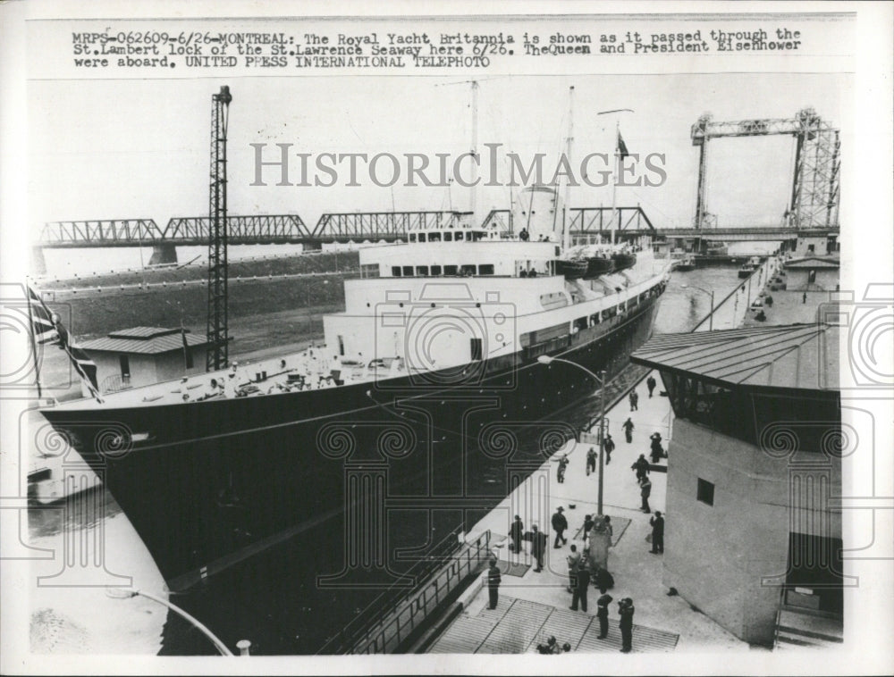 1959 Royal Yacht Britannia British Monarch - Historic Images