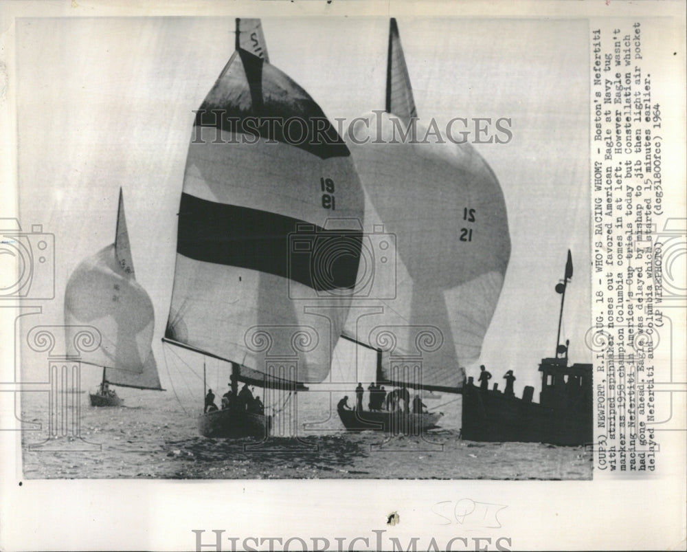 1964 Boston&#39;s Nefertiti And American Eagle - Historic Images